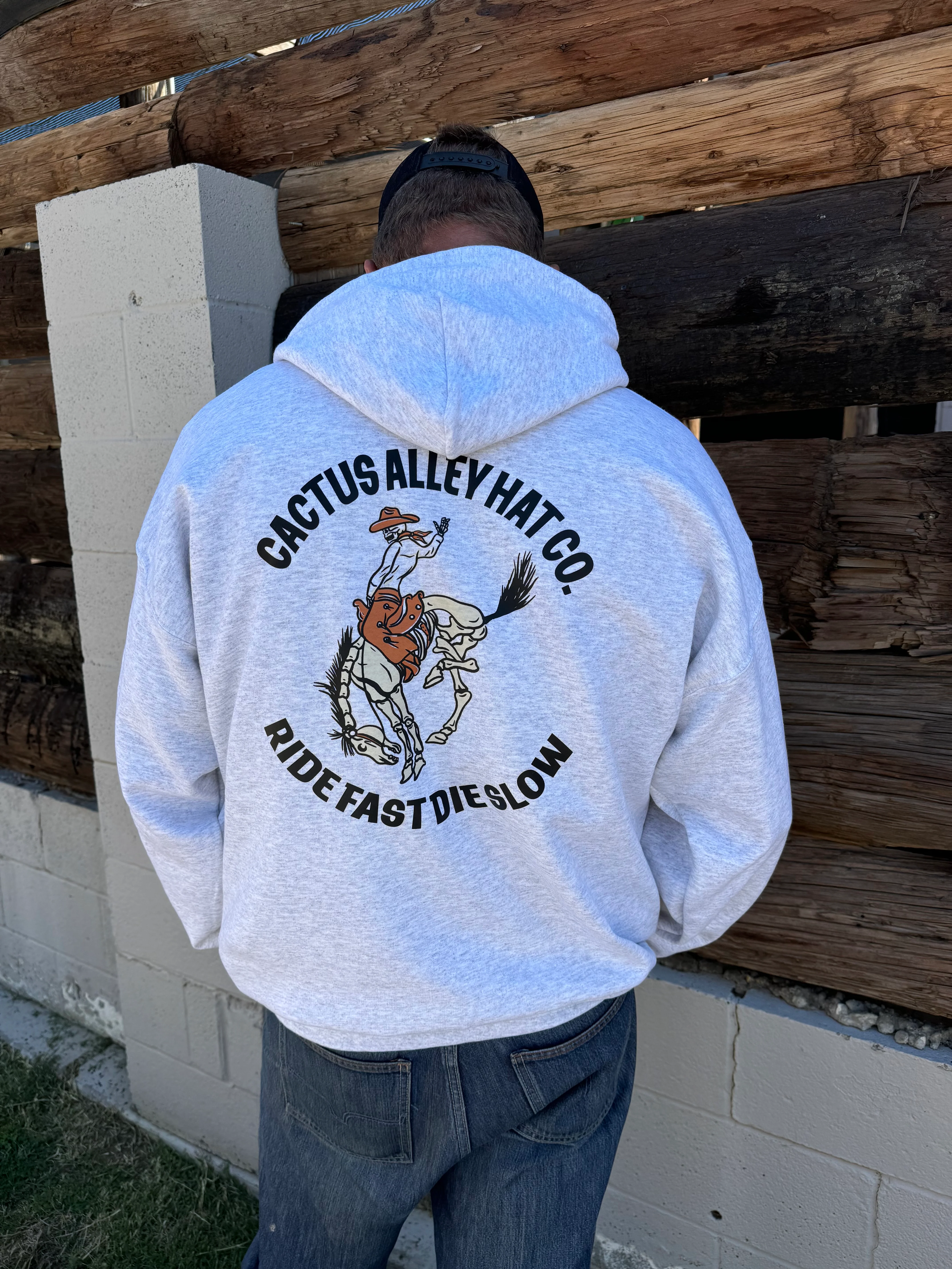 Ride Fast Die Slow - Ash Grey Adult Hoodie